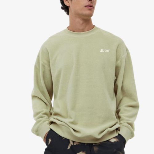 dblm Pocket-detail fleece sweatshirt