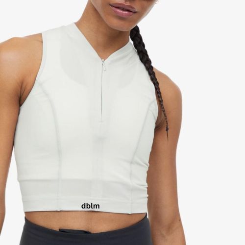 dblm Zip Sport Cropped Top