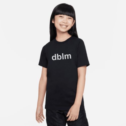 dblm girl's Black T- Shirt